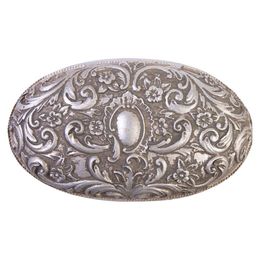 Caixa Oval em Resina Manu Fisch Home Prateada