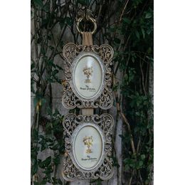 Conjunto de Porta Retratos de Parede em Resina Manu Fisch Home Bege