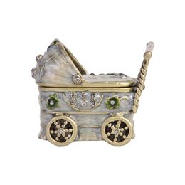 Porta Joias Carrinho de Bebê Manu Fisch Home Dourado