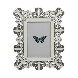 Porta Retrato de Mesa Manu Fisch Home Dourado e Marfim