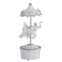 Escultura Home Collection Musical Elefante