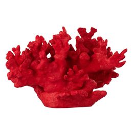 Escultura Home Collection Coral Vermelho