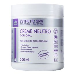 Creme Neutro Corporal Base para Massagem WNF Esthetic Spa
