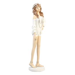 Escultura Home Collection Dama com Tiara