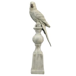 Escultura Home Collection Arara AnaSuil na Coluna