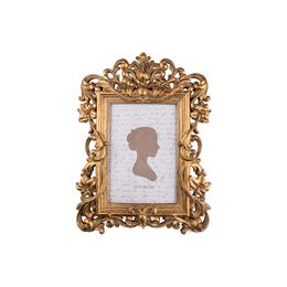 Porta Retrato Retangular Manu Fisch Home Dourado Grande