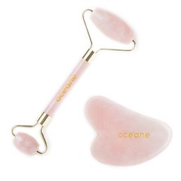 Kit de Massagem Océane Quartz Roller & Gua Sha Set