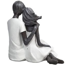 Escultura Home Collection Casal Sentado