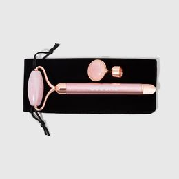 Massageador Facial Elétrico Océane 2 in 1 Vibrating Quartz