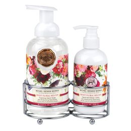 Kit Hidratante e Sabonete Michel Design Works Sweet Floral Melody