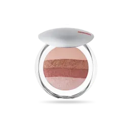 Blush em pó iluminador Pupa Luminys Baked All Over